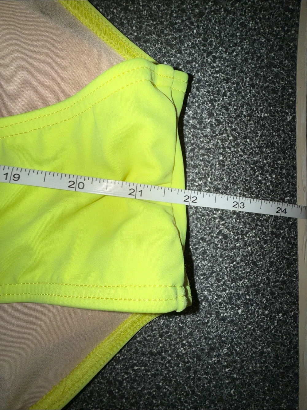 Kandi Kouture Neon Yellow & Black Mesh Dance Leotard Size Child X-Large